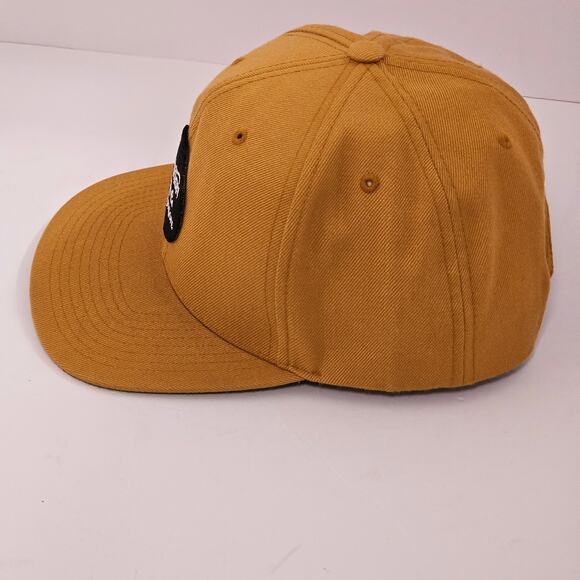 Brixton Mustard Yellow Copper Black Snapback Hat One Size Oceanside Surf Skate - Picture 4 of 11